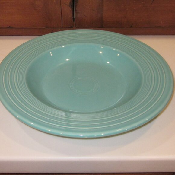 Fiesta Turquoise 12" Pasta Bowl - Picture 3 of 3
